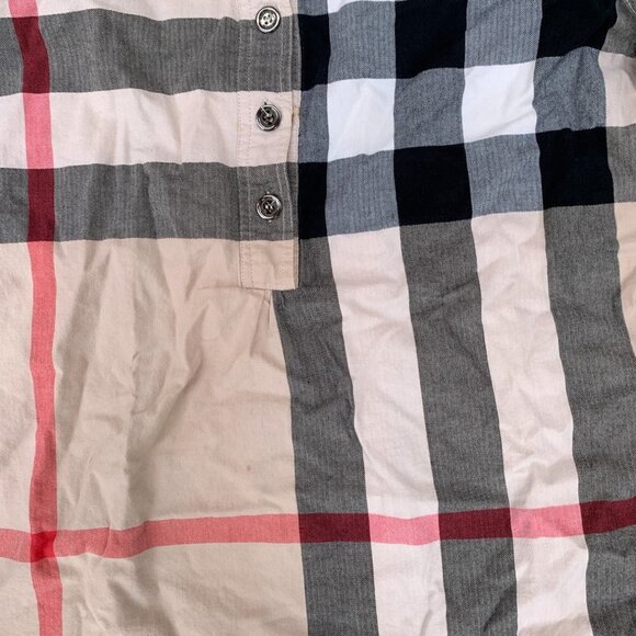 Rare Burberry Brit Novacheck Blouse Dress Shirt XXL - Picture 6 of 6